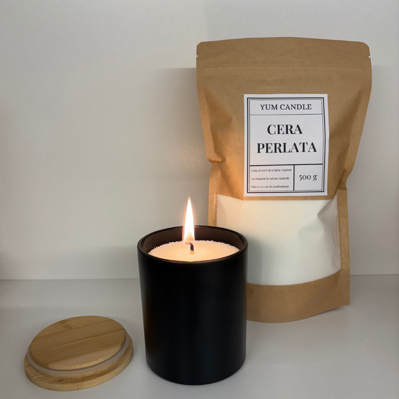 Yum™ Vasetto in Vetro Nero Opaco