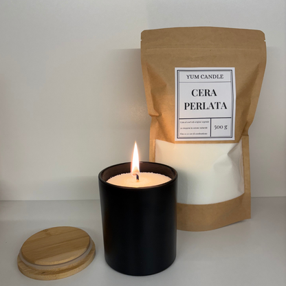 Yum™ Vasetto in Vetro Nero Opaco