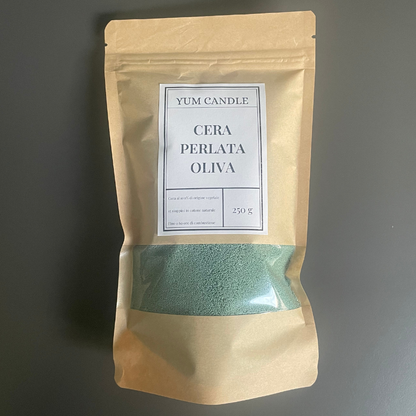 Yum™ Cera Perlata Verde Oliva